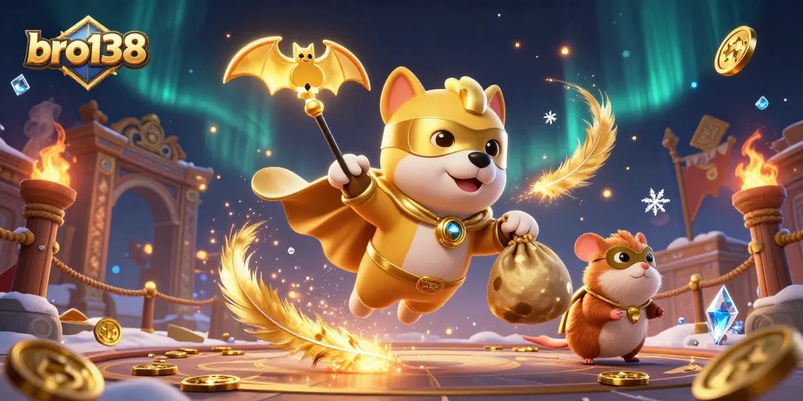 Engage with bro138's exciting casino games, featuring dynamic characters and a vibrant gambling scene.
