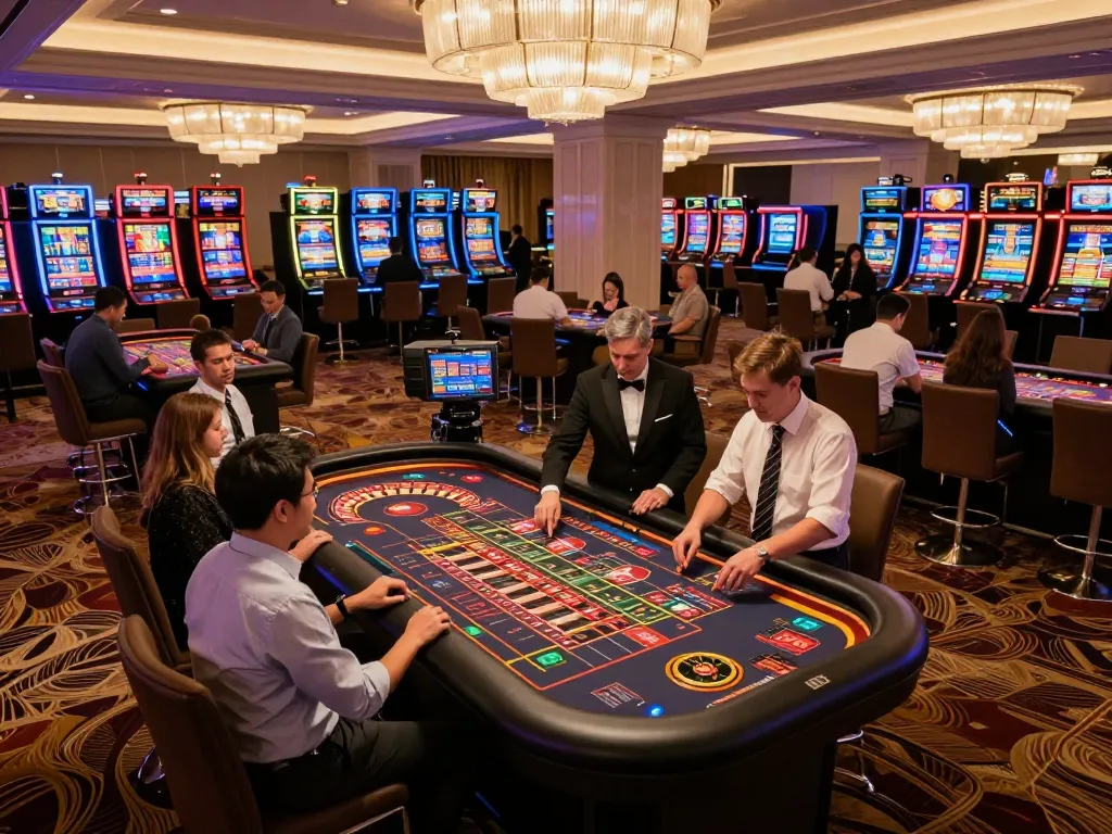 Experience the thrill at RED88 casino with players engaged in high-stakes roulette action.
