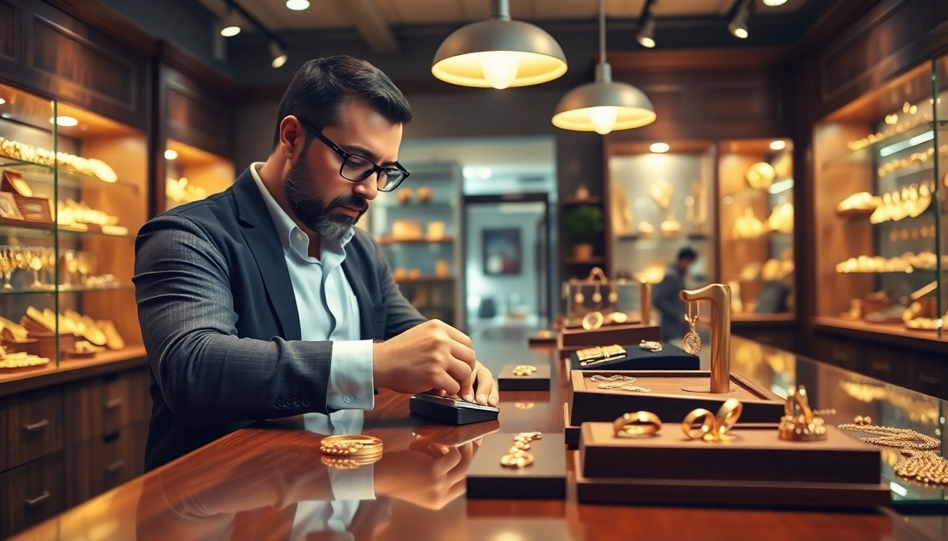 Valuta e acquista oro con un esperto nel negozio di compro oro.