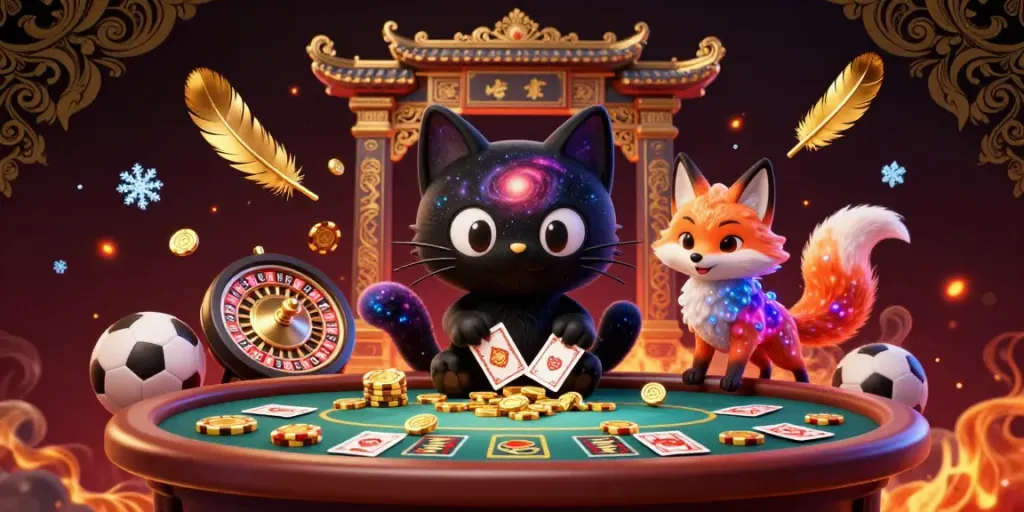 Experience the cosmic excitement of AD88 with a captivating and dynamic gaming scene.