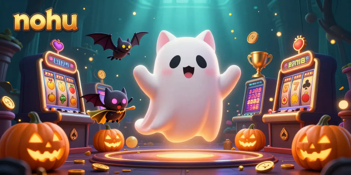 Experience the thrill of nohu with ghostly charm and exciting slot elements lighting up the casino.