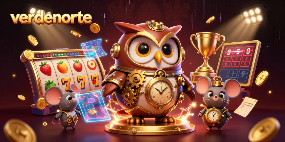 Engage with diverse gaming at verdenorte, featuring 3D casino elements and vibrant action in a rich, dynamic scene.