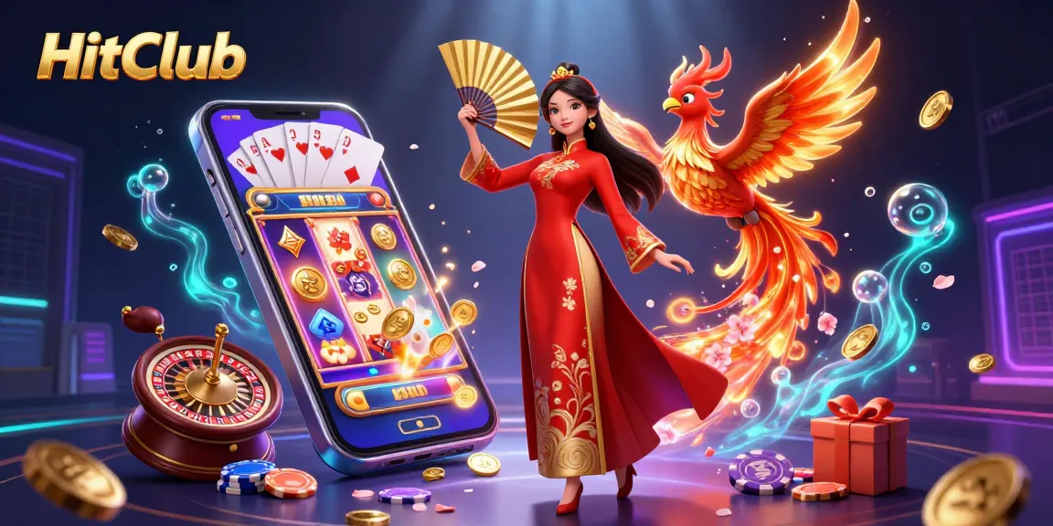 Engage in thrilling slot gameplay at HitClub featuring vibrant games surrounded by enchanting elements.