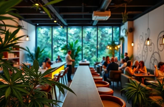 Clubs Cannabis Lloret De Mar accueillant des membres dans un environnement vibrant.