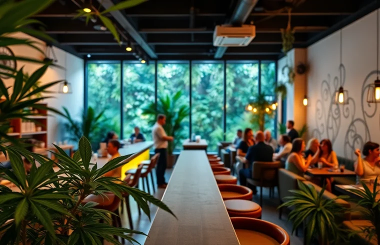 Clubs Cannabis Lloret De Mar accueillant des membres dans un environnement vibrant.