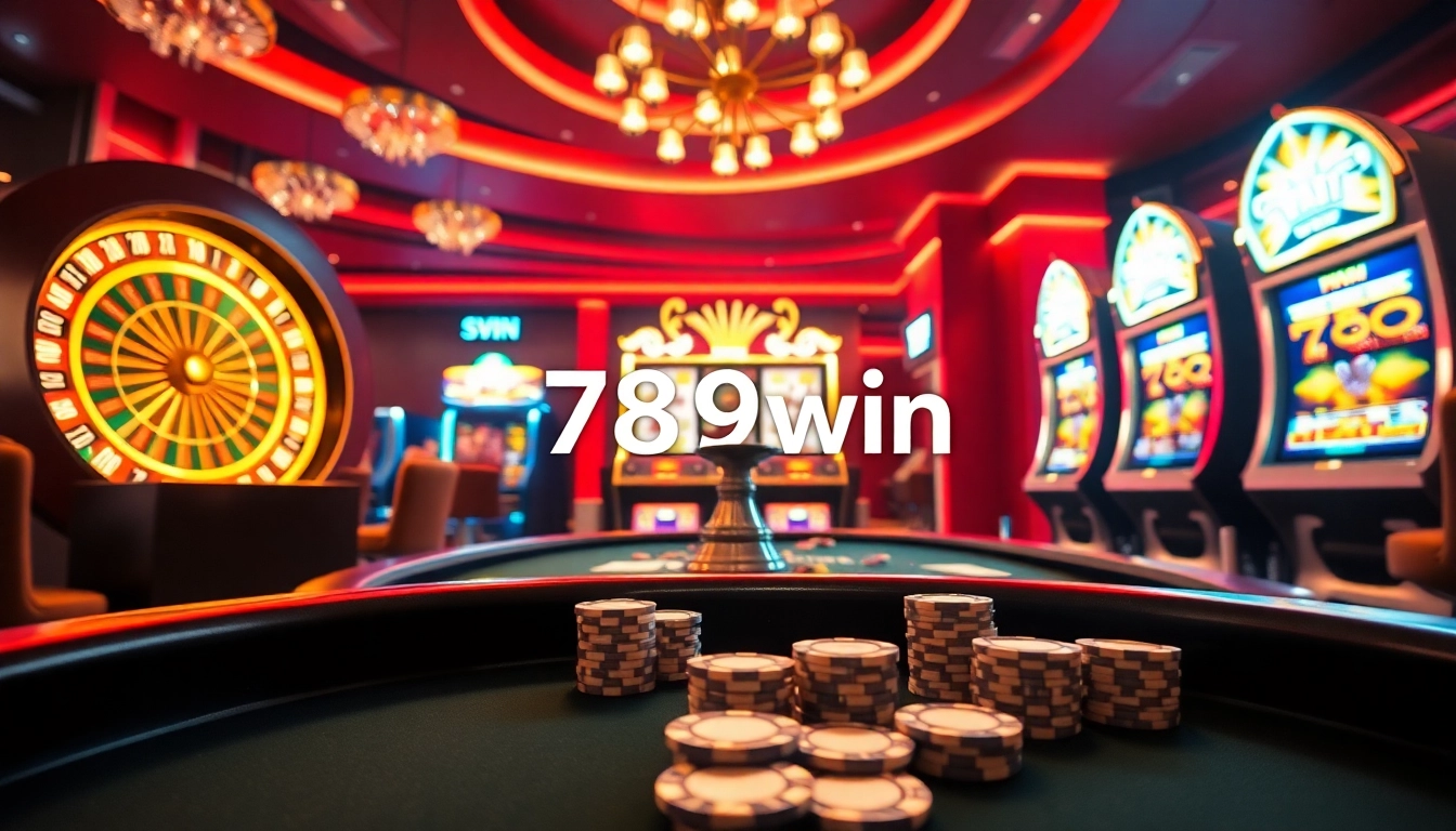 Experience thrilling gambling action at 789win with roulette and vibrant slot machines.