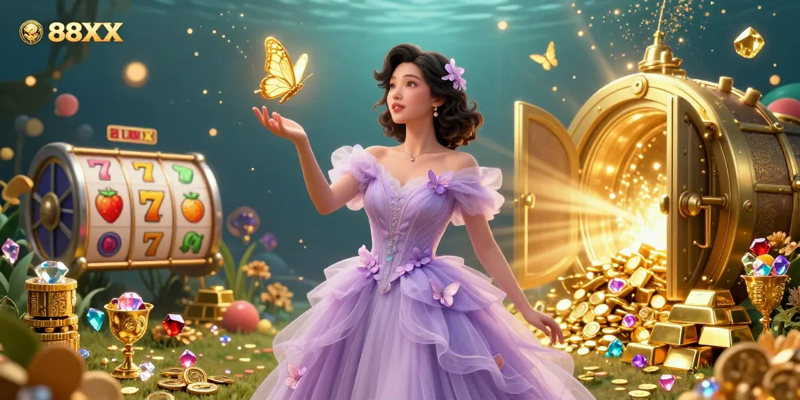 Experience thrilling jackpots at 88XX casino with stunning visuals and vibrant elements.