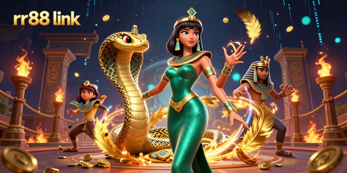Win big with rr88 link in this vibrant 3D casino scene filled with action and excitement.