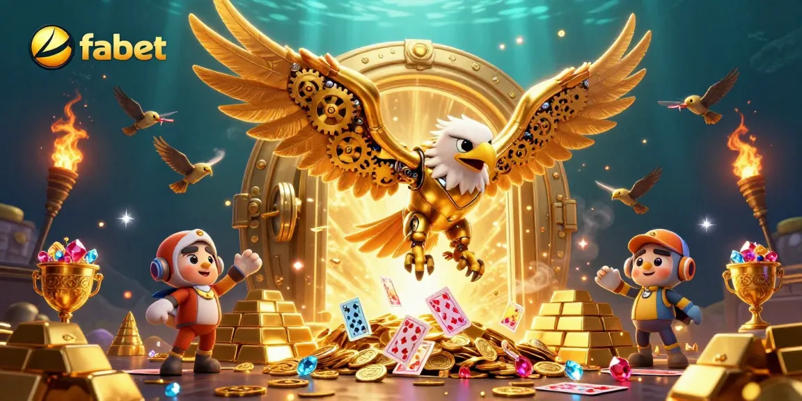 Experience thrilling gameplay with fabet in a vibrant 3D casino scene filled with dynamic elements.