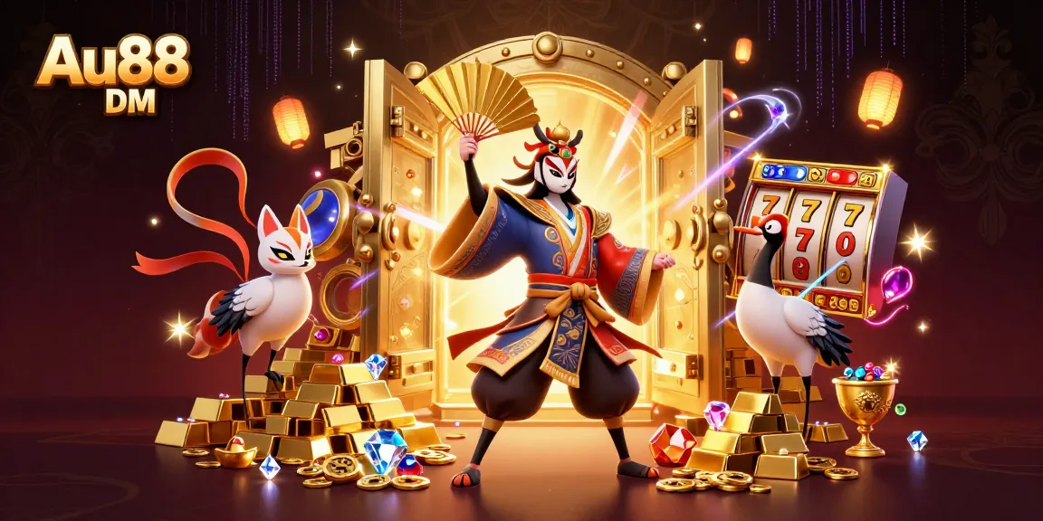 Spin jackpots at Au88 DM with thrilling slots and vibrant winning scenes