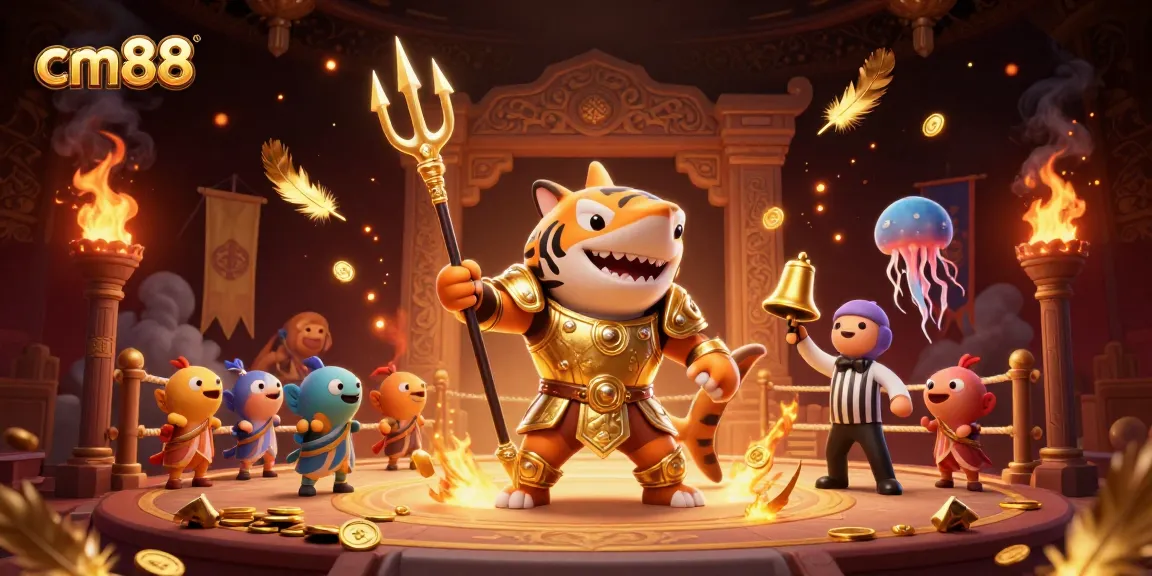 Experience thrilling cm88 online cockfighting action in a vibrant underwater arena