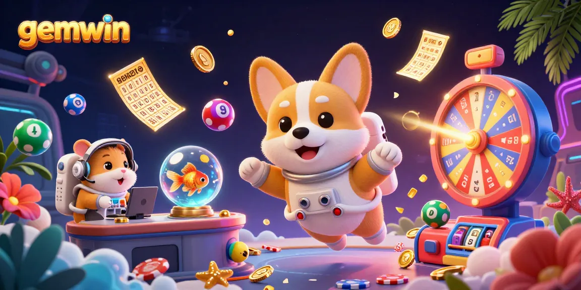 Win big with gemwin in a vibrant space station casino filled with engaging characters and exciting games.