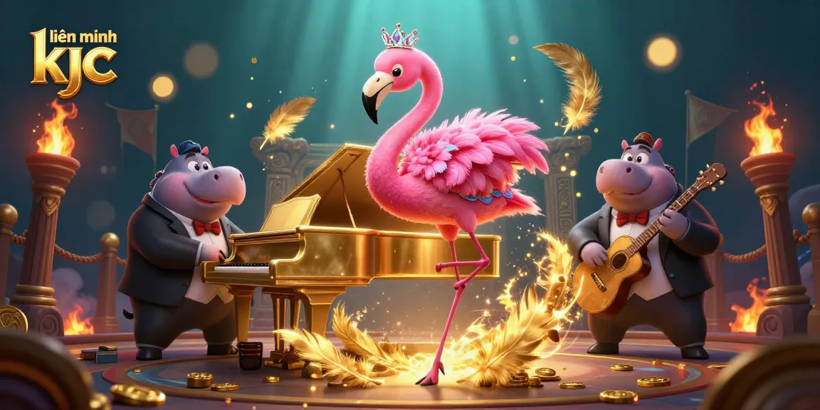 Experience the excitement of gaming with liên minh kjc in this vibrant 3D casino scene.