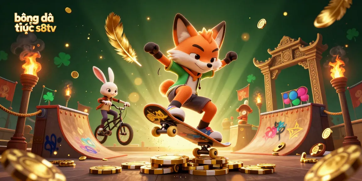 Experience thrilling bóng đá trực tuyến s8tv action with a vibrant, dynamic cartoon illustration.