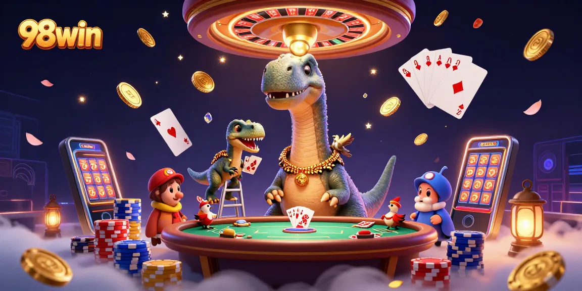 Engage in thrilling wins with 98win’s dynamic casino scene featuring immersive games and vibrant action.