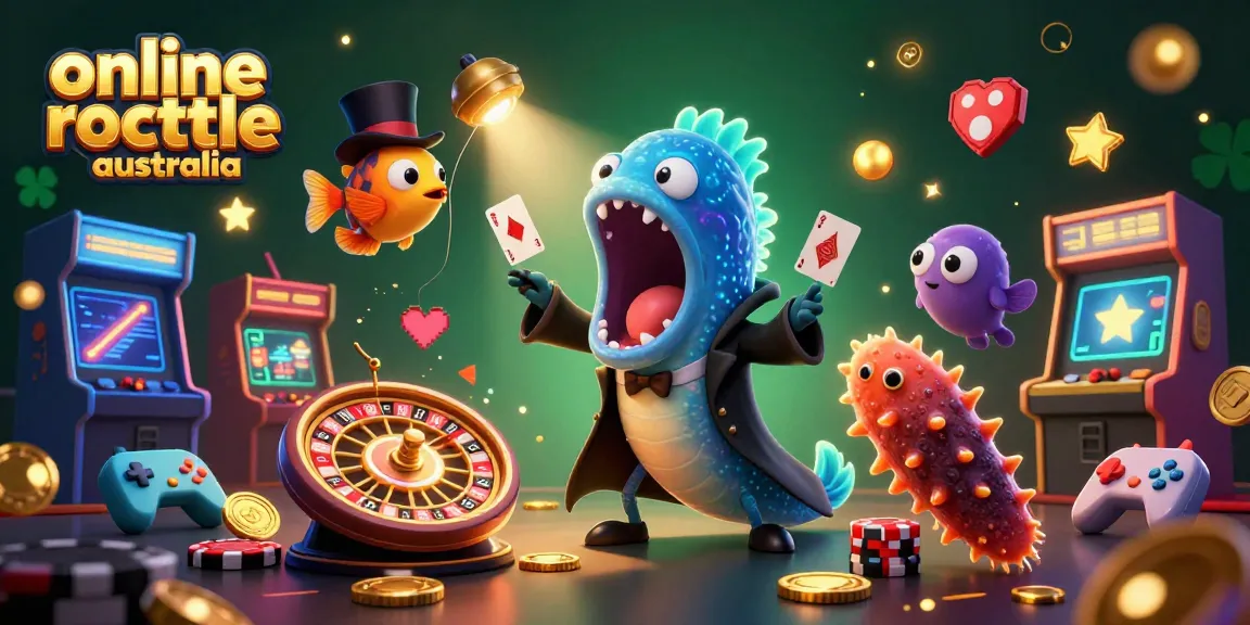Experience the thrill of online roulette australia with a vibrant scene filled with gambling magic.